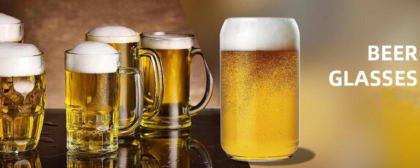 Creative Beer Glass Cup, Large Capacity Drink and Juice Glass Cup