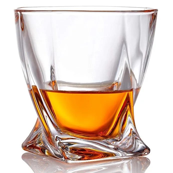 11oz Higher Quality Whiskey Glass Tumblers for Drinking Bourbon Whisky Glass Cup